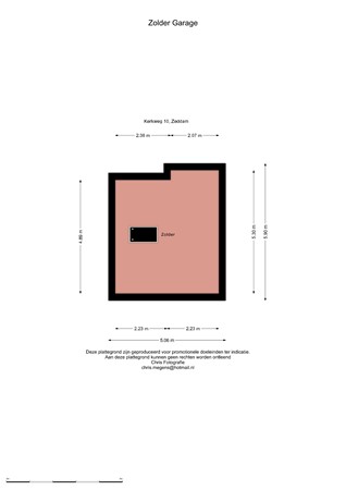 Floorplan - Kerkweg 10, 7038 CG Zeddam